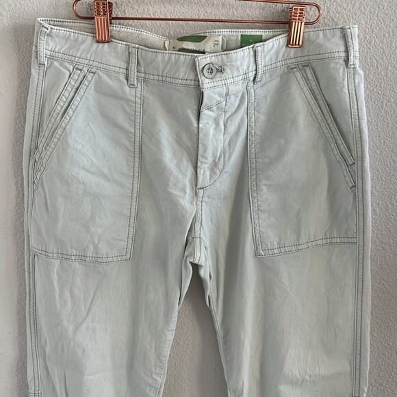 By Anthropologie The Wanderer Neutral Eyelet Lace Pants 29 - Picture 3 of 9